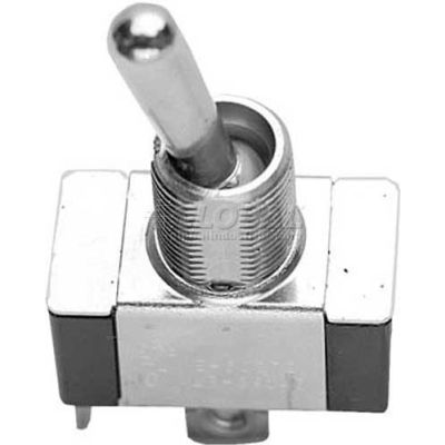 Toggle Switch, 125/277V, 10/20A, Black/Silver, For Merco, 000716SP