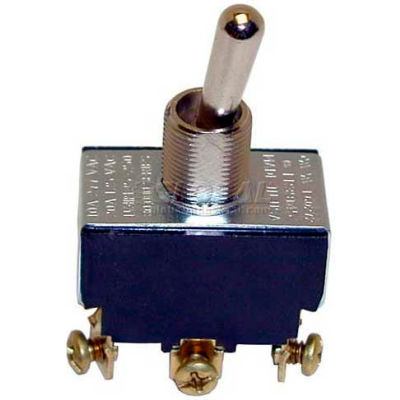 Toggle Switch, 125/277V, 10/20A, Black/Silver, For Berkel, 402675-00680