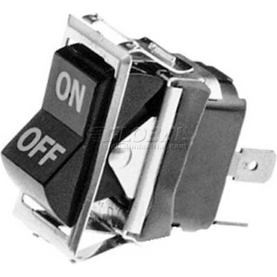Switch, On/Off Black Rocker For Hobart, HOB343224-16
