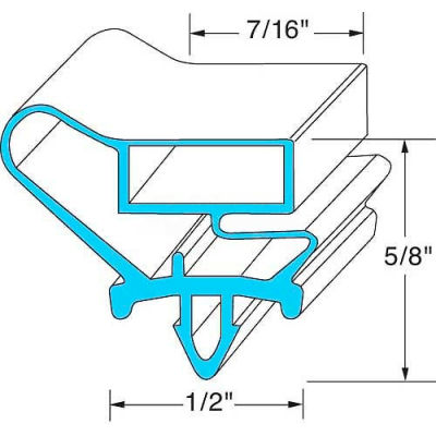 Gasket, Door For Beverage Air, BEV712-013C-04