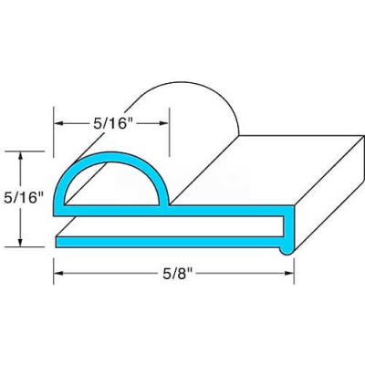 Gasket, Hopper 9" x 17 3/4" For Prince Castle, PRI10310-02