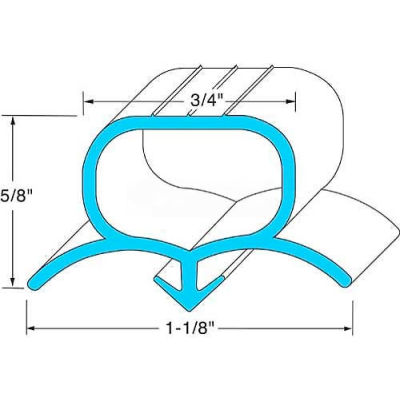 Door Gasket 24-5/8" x 26-1/4" For Prince Castle, PRI10310-12