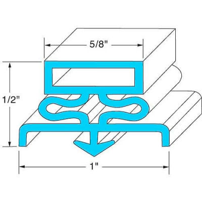 Door Gasket For Traulsen, TRA341-60090-00