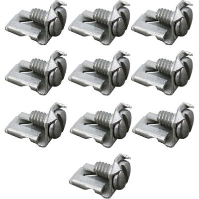 Allpoints 85-1049 Solderless Terminal Connector; 1/4" Female Tab; #8 Screw - 10/Pack