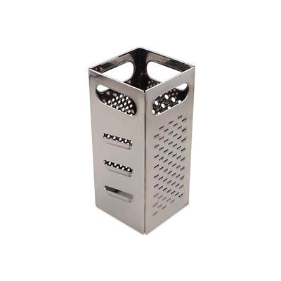 Alegacy SSG449 - Stainless Steel Square Grater 9", 4 Grating Surfaces - Pkg Qty 12