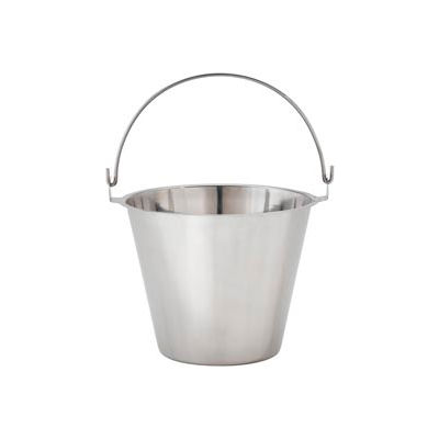 Alegacy UP1 - Utility Pail, Stainless Steel, Handle 10-1/4"H