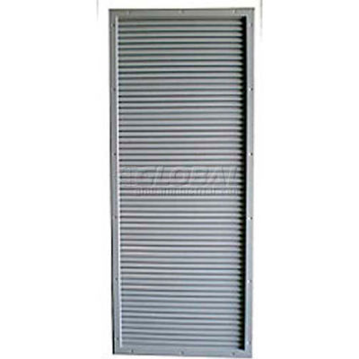 Ceco Door Louver Kit, Galvannealed Steel, Fire Rated, 12