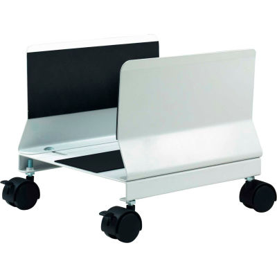 Aidata CS001E Heavy Duty Mobile CPU Stand, Platinum