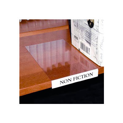 Label Holder, Moveable Shelf, Clear (10 pcs/pkg)
