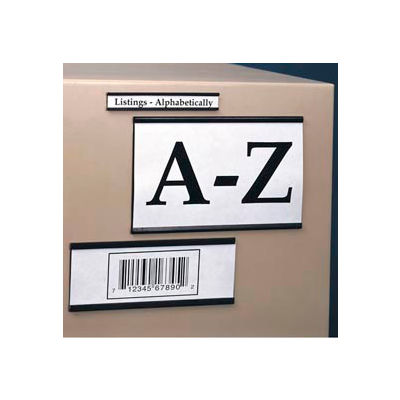 Magnetic "C" Channel Label Holder, 1" x 2" (25 pcs/pkg)