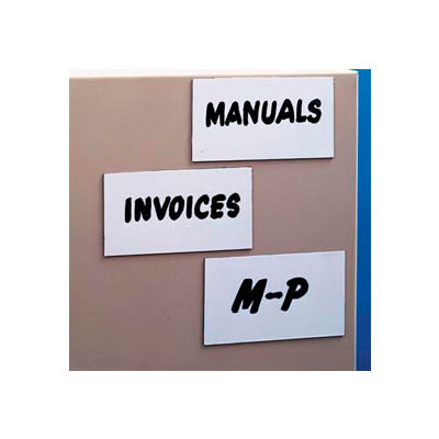 Magnetic Write-On Label, 1" x 3" (25 pcs/pkg)