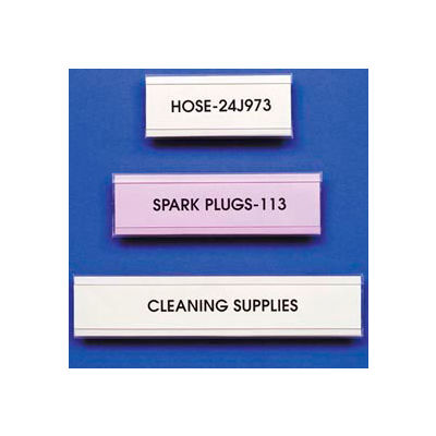 Label Holder, "C" Design, 7/8" x 3", Magnetic (25 pcs/pkg)