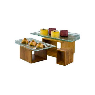 American Metalcraft BAMRD2 - Riser Set, Set Of 3, Dark Bamboo