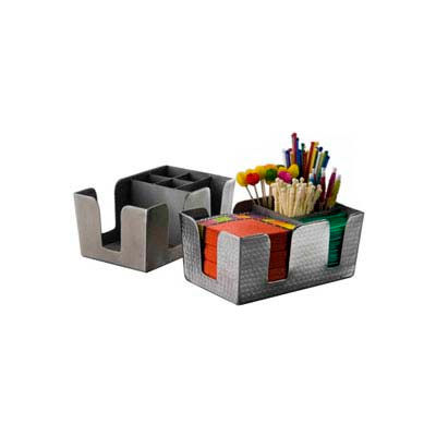 American Metalcraft BARS7 - Bar Organizer, 8-1/2"W x 5-3/4"D x 4-1/2"H, 6 Compartments