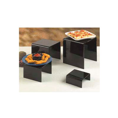 American Metalcraft BRS2 - Riser Set, Four Piece, Black Acrylic