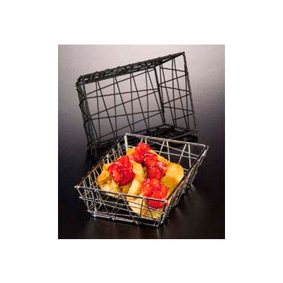 American Metalcraft BZZ59C - Zorro Basket, 9 x 6 x 2-1/2, Rectangle, Chrome
