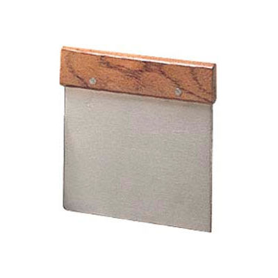 American Metalcraft DS6706 - Dough Cutter/Scraper, 6 x 6, Wooden Handle