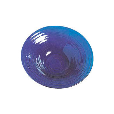 American Metalcraft GBB15 - Bowl, 15" Dia. x 3"D, Blue Glass