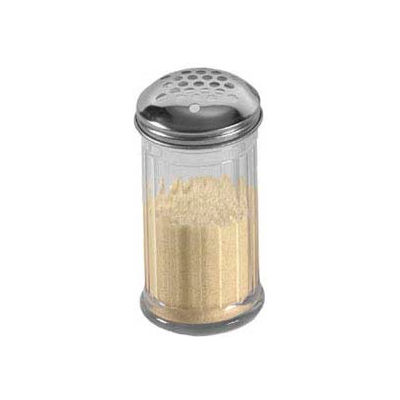 American Metalcraft GLA319 - Cheese Shaker, 12 Oz., W/ 1/4" Holes, Glass W/ Stainless Steel Top