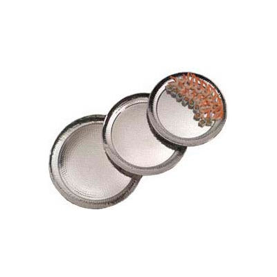 American Metalcraft HMRST2201 - Round Serving Tray, 22"D, Hammered Stainless Steel