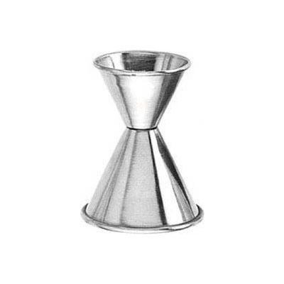 American Metalcraft J201 - Jigger, 1/2 x 1 Oz., Satin Finish, Rolled Edge