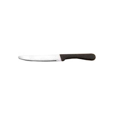 American Metalcraft KNF2 - Steak Knife, 9", Rounded Tip, Black Plastic Handle