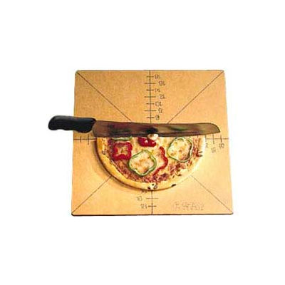 American Metalcraft MPCUT4 - Pizza Slice Cutting Board And Guide, 20 x 20 x 1/4"