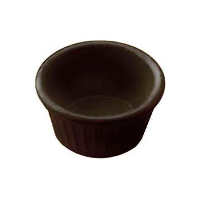 American Metalcraft MRF150BL - Ramekin, 1-1/2 Oz. Cap, Fluted Sides, Black