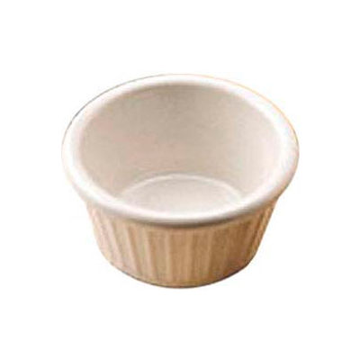 American Metalcraft MRF150W - Ramekin, 1-1/2 Oz. Cap, Fluted Sides, White