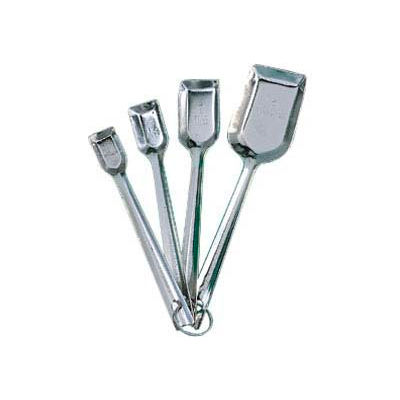 American Metalcraft MSSS73 - Measuring Spoon Set, 1 Tbl., 1/2 Tbl., 1 Tsp. & 1/2 Tsp., Shovel Style