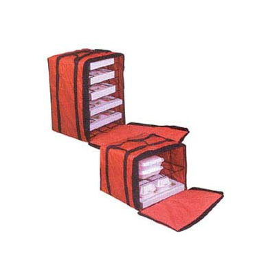 American Metalcraft PB1914 - Deluxe Pizza Delivery Bag W/Rack, 19" x 19" x 14"