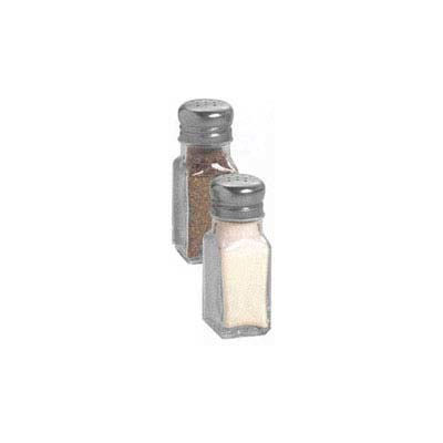 American Metalcraft PNS24 - Salt & Pepper Shaker, 2 Oz., Glass Base, Mushroom Top