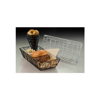 American Metalcraft ROC1362 - Zorro Basket, 13 x 6 x 2-1/2, Rectangular, Chrome