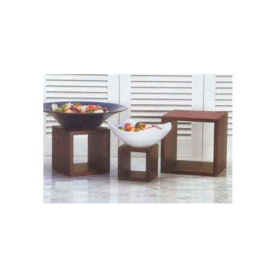 American Metalcraft RSM2 - Wood Riser Set, Mahogany