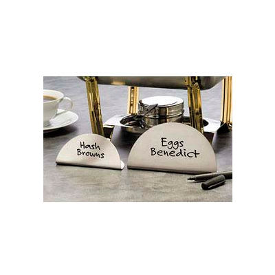 American Metalcraft SMS1 - Card Sign, 5 x 2-1/2 x 2-1/2, Write On, Wipe Off