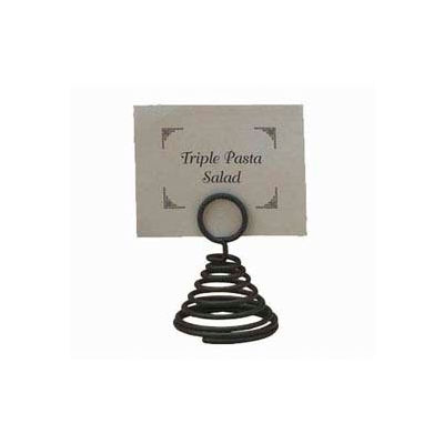 American Metalcraft SNB2 - Number Holder, 3"H, Spiral, Black
