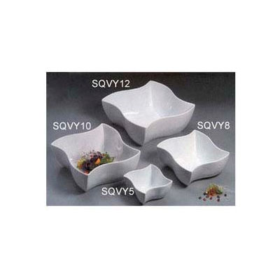 American Metalcraft SQVY12 - Squavy Bowl, 228 Oz., 12" Dia., Porcelain, White