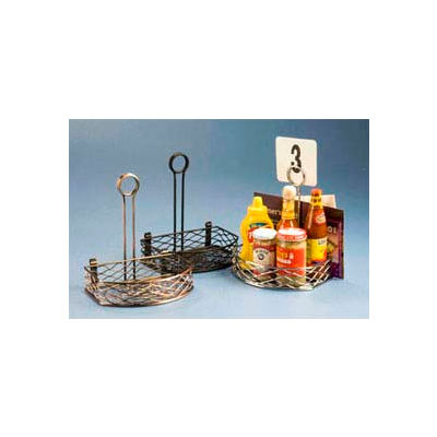 American Metalcraft SRBNC2 - Birdnest Condiment Rack, 5-5/8 x 8 x 9-1/8, Semi Round Wire, Chrome