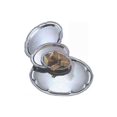 American Metalcraft STOV96 - Affordable Elegance Serving Tray, Oval, 6-3/4 x 9-1/2, Embossed