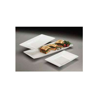 American Metalcraft TRPZ23 - Serving Platter, 23", Trapezoid, Slim Rim