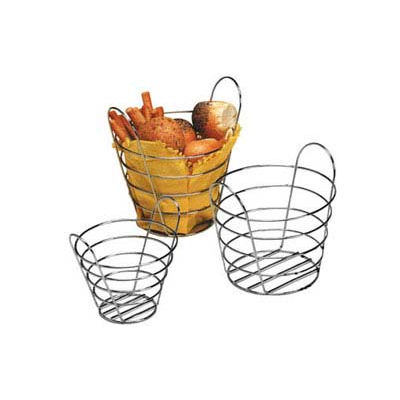 American Metalcraft WBC705 - Basket, Round, 7" Dia. x 5-1/2"H, Chrome Wire