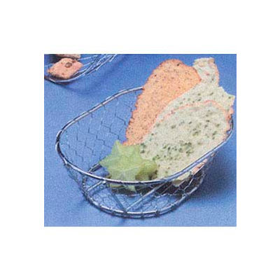 American Metalcraft WIR3 - Basket, 9-1/2"L x 2-1/2"H, Chrome, Wire