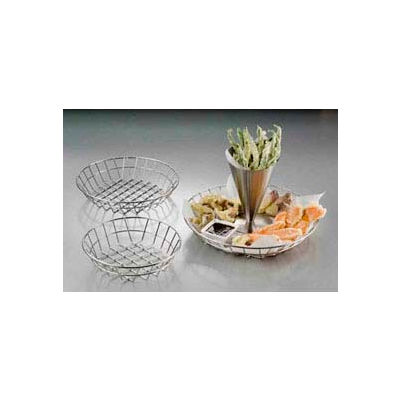 American Metalcraft WISS10 - Basket, 10" Dia. x 2"H, Stainless Steel