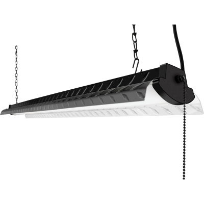Lithonia Lighting DPSL 48IN LED Diamond Plate Shoplight, 4000K, 80CRI, Chrome