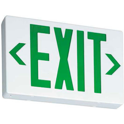 Lithonia EXG LED M6 Contractor Select Green Exit