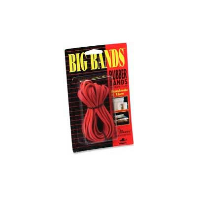 Alliance® Big Bands™ Rubber Bands, 7" x 1/8", Red, 12/Pack