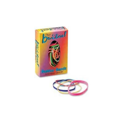 Alliance® Brites® Pic Pac Rubber Bands, Assorted Sizes/Pastel Colors, 1.5 oz. Box