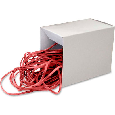 Alliance® Can Bandz™ Rubber Bands, Medium, 12" Length, Red, 50/Box
