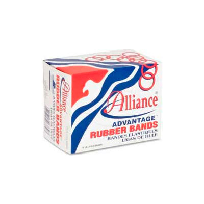 Alliance® Advantage® Rubber Bands, Size # 18, 3" x 1/16", Natural, 1/4 lb. Box