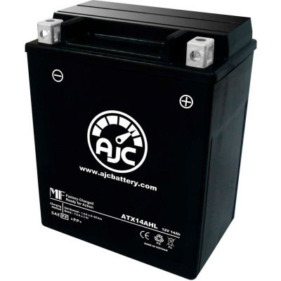 AJC Battery Honda GL650I Silver Wing Interstate I 650CC Motorcycle Battery (1983), 14 Amps, 12V